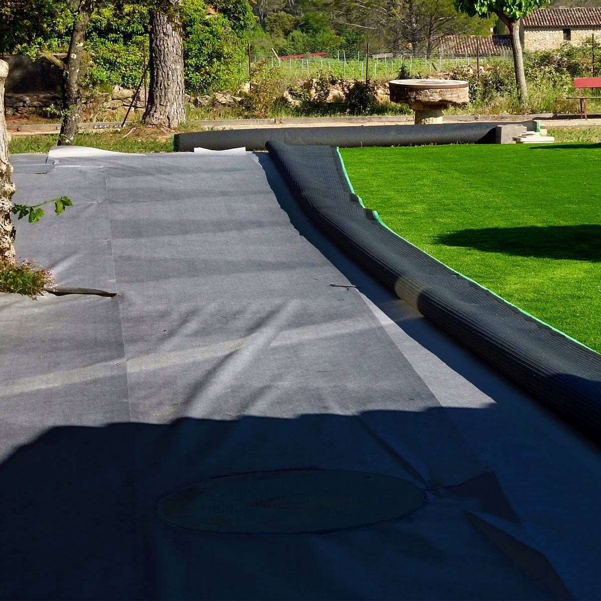 AGCO - Rouleau de Geotextile 300grs 1.5Mx50ML soit 75M2 MP - Image 4