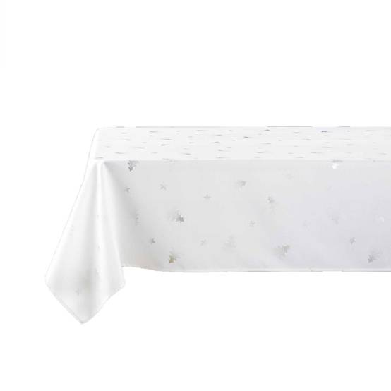 Sans Marque - Nappe rectangulaire antitache et infroissable Sapins - Douceur d'intérieur - Image 1