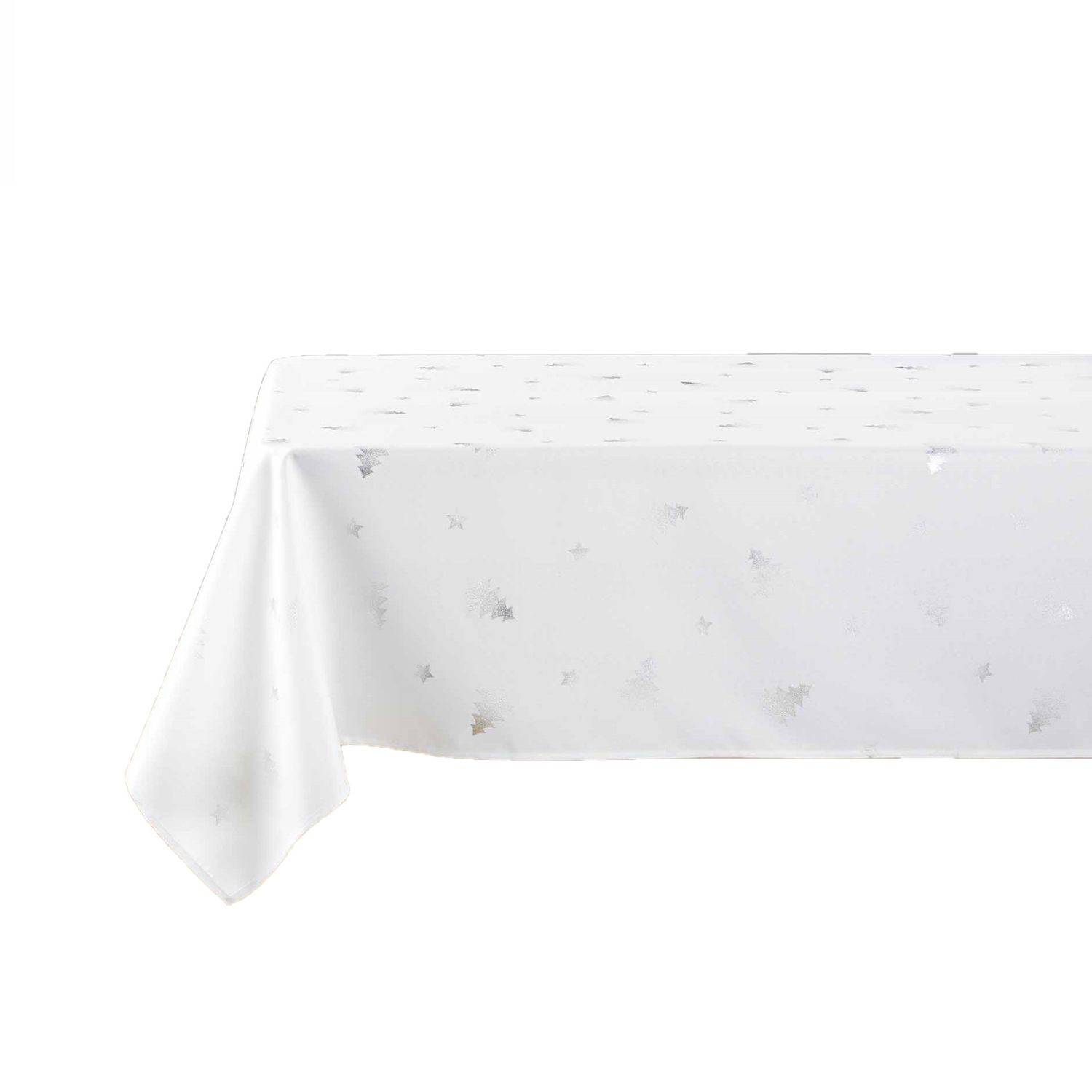 Sans Marque - Nappe rectangulaire antitache et infroissable Sapins - Douceur d'intérieur - Image 1