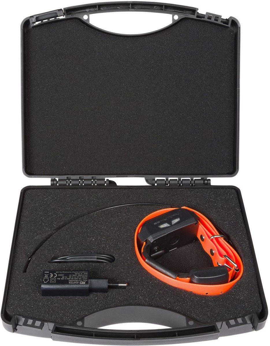 Collier de localisation GPS mini pour petit chien orange, boussole électronique et LEDs - NUM'AXES - Image 2