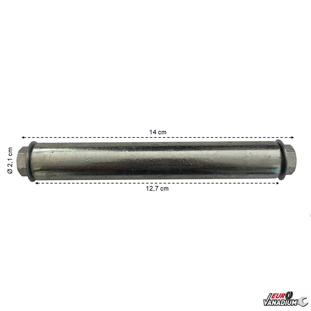 Euro Vanadium - Axe de roue pour alésage diamètre 16 mm et moyeu 135 mm - Imagen 2