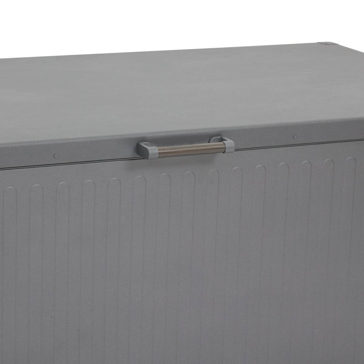 Hesperide - Coffre de rangement "Edenio" graphite L 182,2 x 78 x 89,4cm en aluminium 1070 L - Hespéride - Image 5