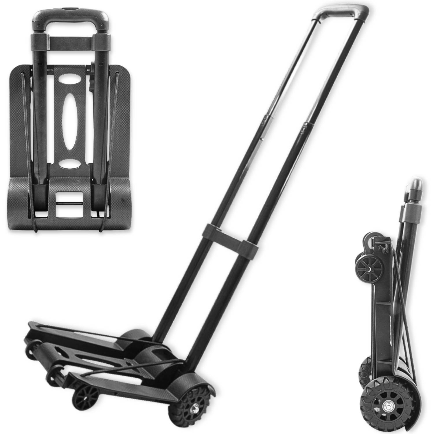 Chariot de Transport Pliant - Compact, Résistant, Hauteur Réglable - Image 1
