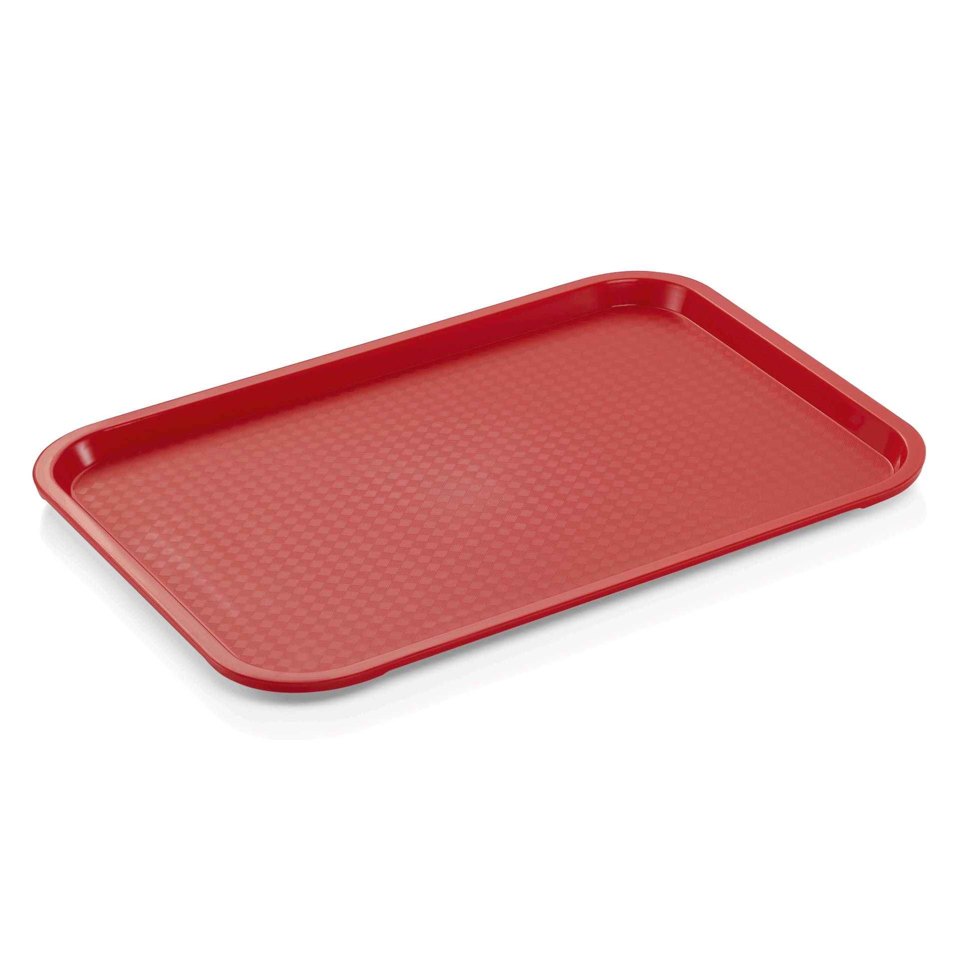 Plateau en Polypropylène rouge L 455 mm l 355 mm H 20 mm - Was Germany