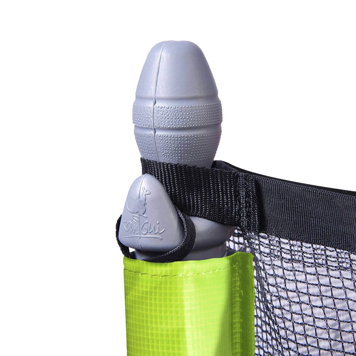 Kangui - Trampoline jardin Ø 250 cm + filet + échelle - JUMPI 250 - Noir/Vert Kangui - Imagen 7