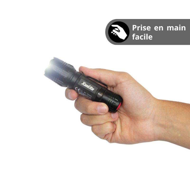 Xanlite - Lampe Torche LED Métallique, x3 Modes d'Eclairage, 600 Lumens, Piles Incluses - TO600M - Image 3
