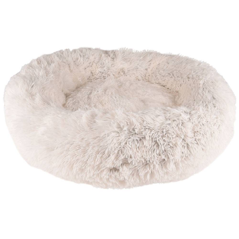 Coussin KREMS rond ø 70 cm anti stress couleur blanc pour chiens - Image 2