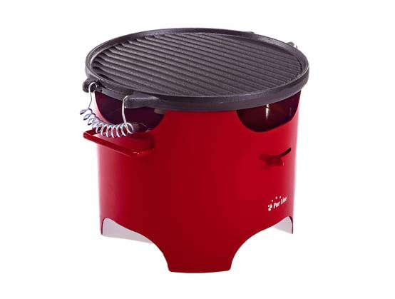 Purline - Barbecue à l'éthanol 0.5L en acier rouge - Purline - Image 2