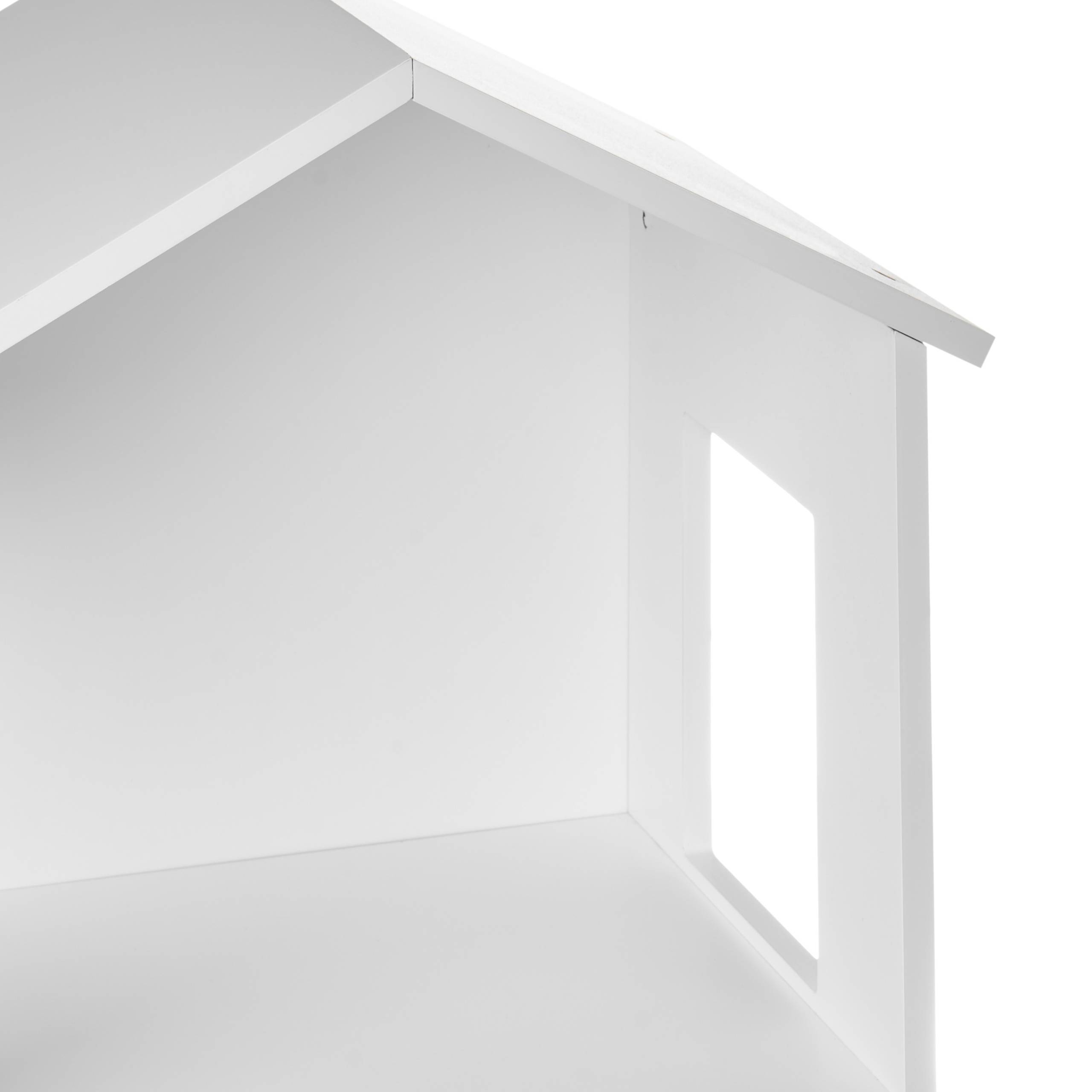 Beliani - Meuble de rangement MDF Blanc GLENORIE - 39x30x100- Beliani - Image 6
