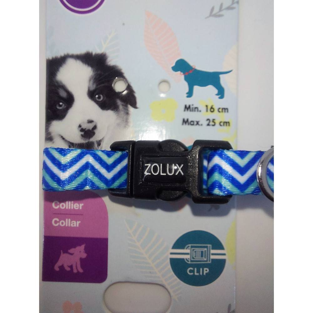 Zolux - zolux - Collier PUPPY PIXIE. 8 mm .16 à 25 cm. couleur bleu. pour chiots - Image 5
