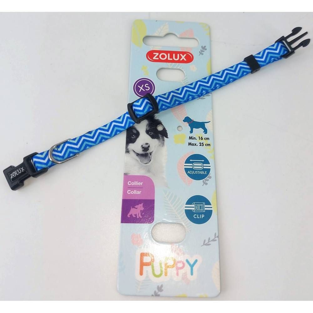 Zolux - zolux - Collier PUPPY PIXIE. 8 mm .16 à 25 cm. couleur bleu. pour chiots - Image 4