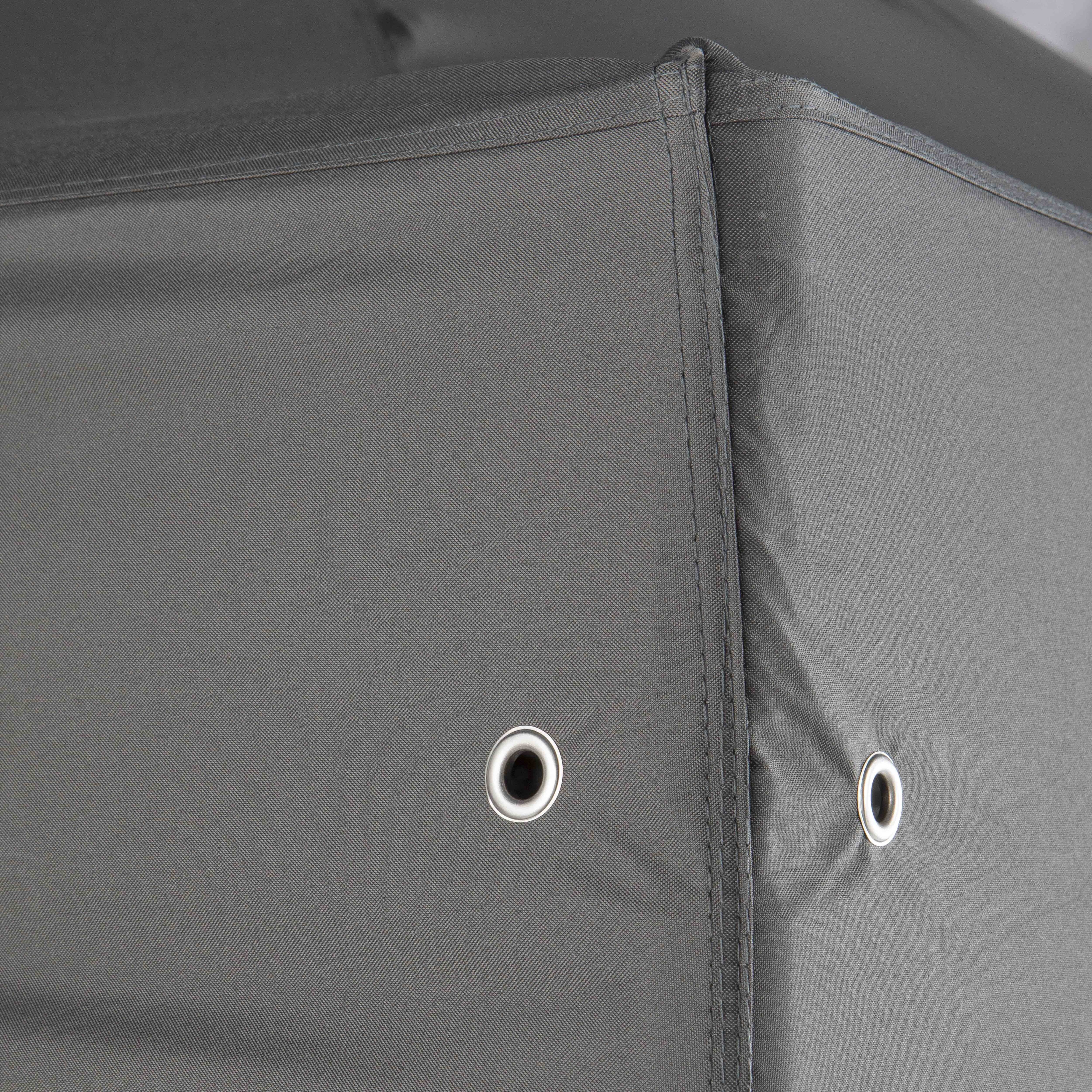 Oviala - Mur fenêtre pour tente pliante pro 50mm en 3m gris - Oviala - Imagen 3