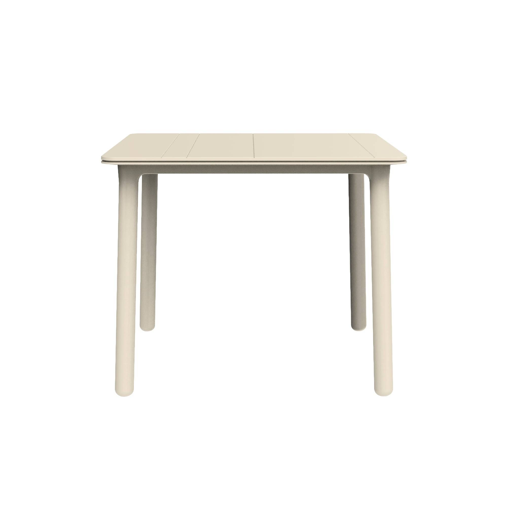 Table carrée extérieur 90x90 ivoire NOA garbar - Image 1
