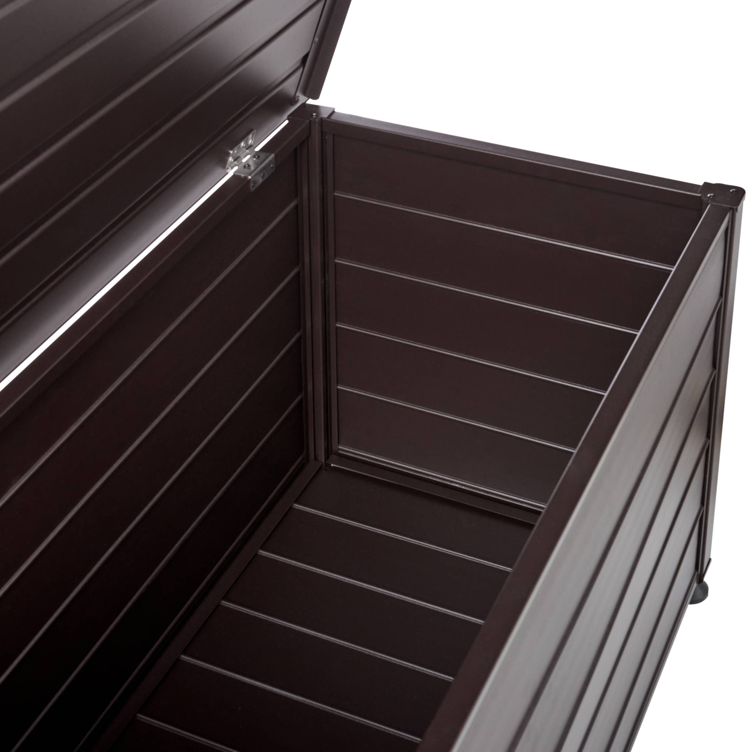 Beliani - Coffre Aluminium Marron foncé CAMPALTO - Beliani - Imagen 7
