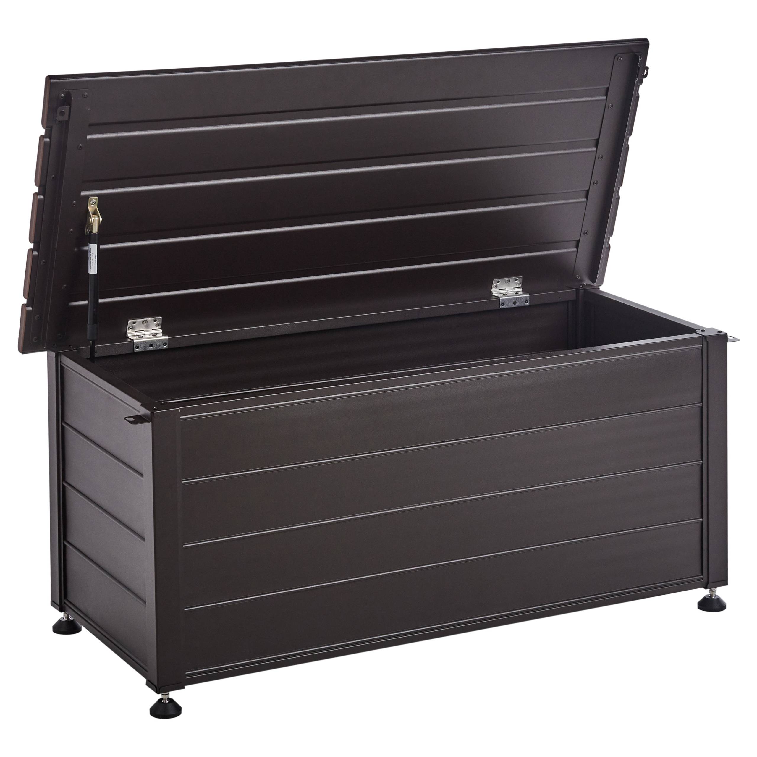 Beliani - Coffre Aluminium Marron foncé CAMPALTO - Beliani - Imagen 2