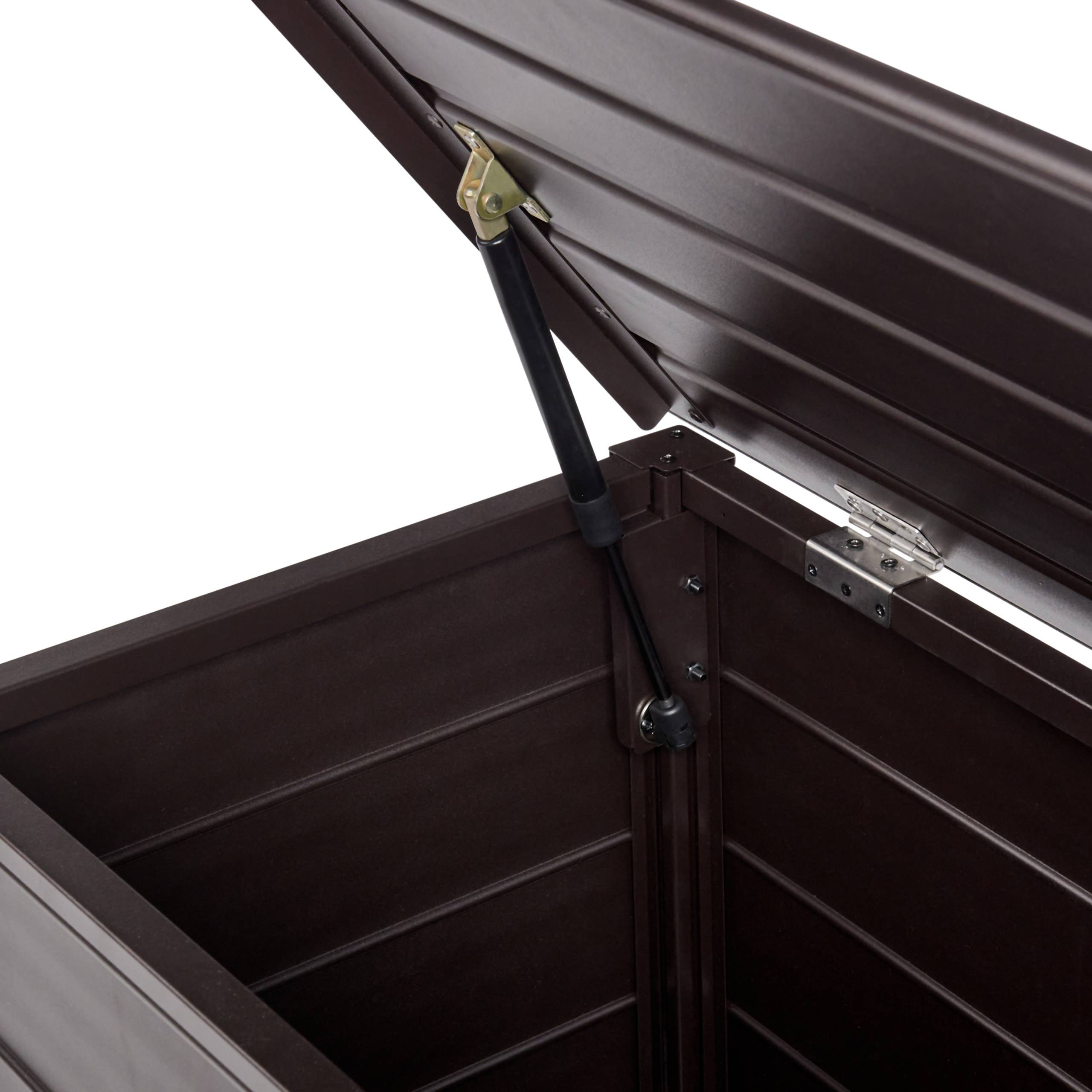 Beliani - Coffre Aluminium Marron foncé CAMPALTO - Beliani - Imagen 8