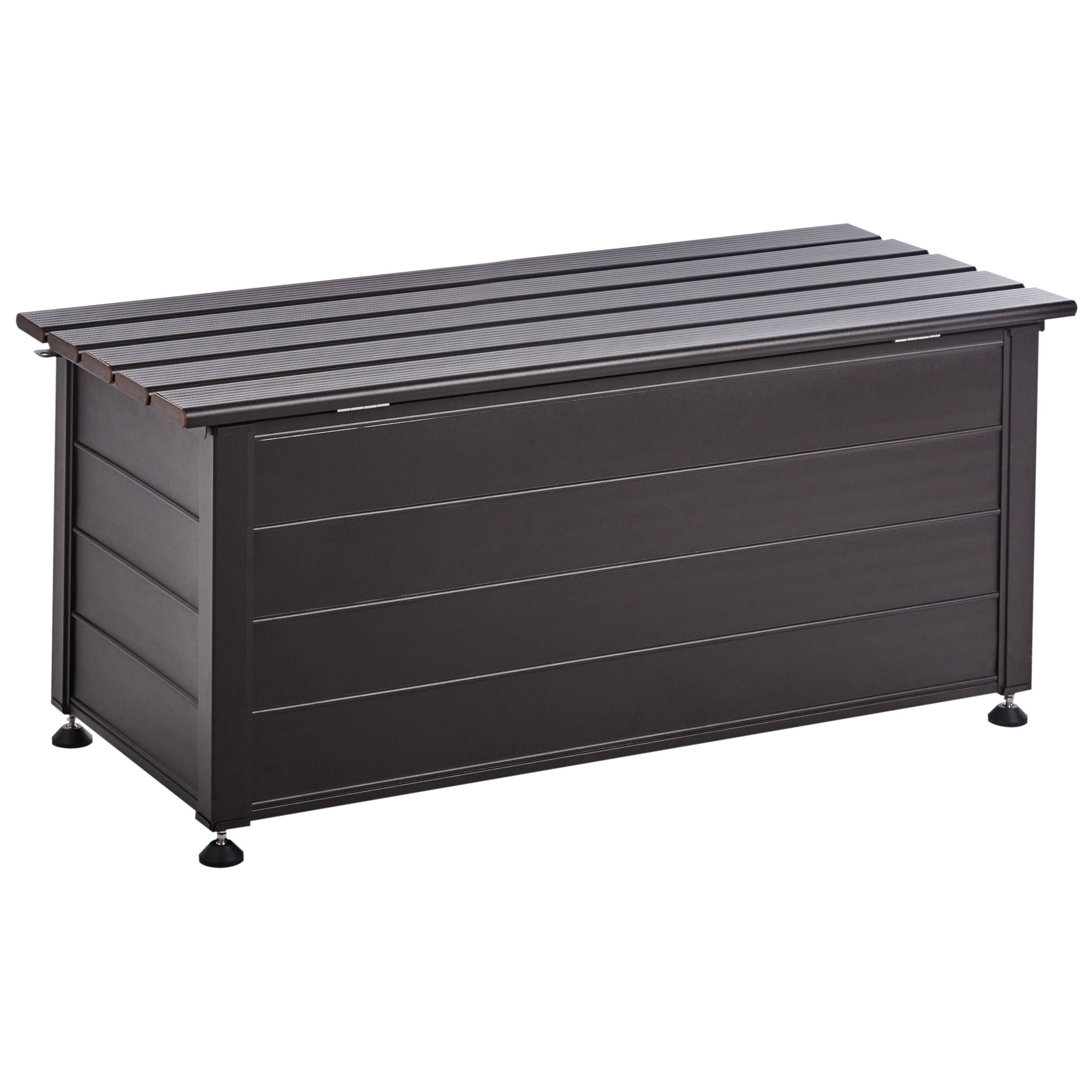 Beliani - Coffre Aluminium Marron foncé CAMPALTO - Beliani - Imagen 6