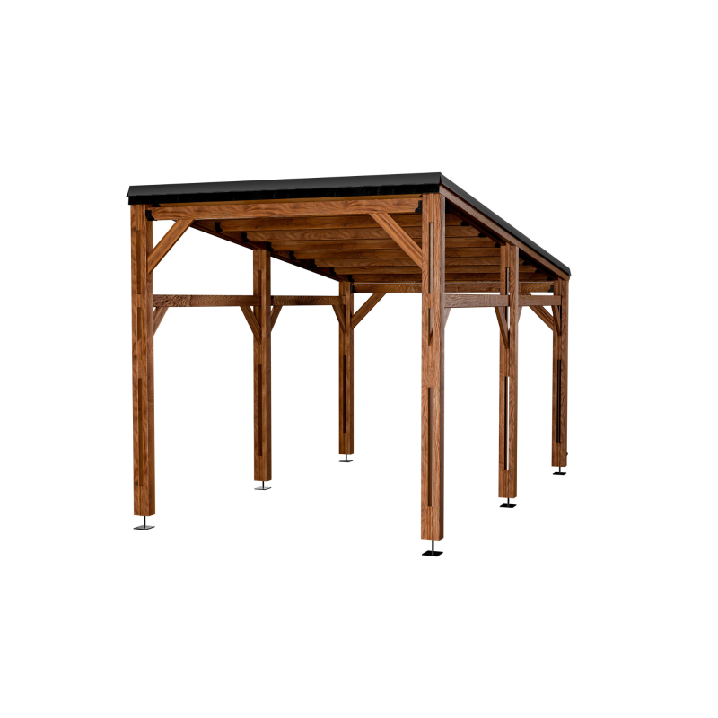 Cerland - CARPORT BOIS SOLAIRE 1 VOITURE 15M² - Image 3