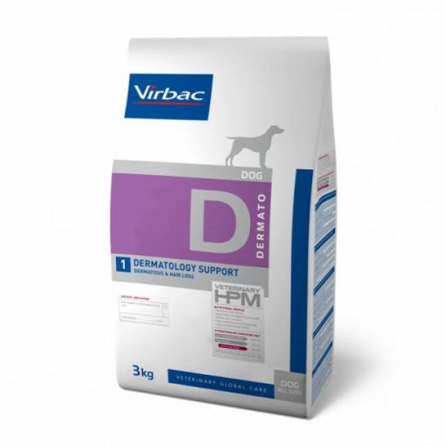 Virbac Veterinary HPM Dermatology Support Chien Adulte Sac 3 kg - Imagen 1
