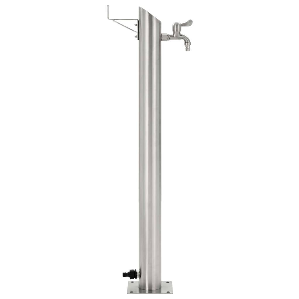 PANGIVO - Colonne à eau acier inoxydable argenté 15 x 15 x 95 cm - PANGIVO - Image 2