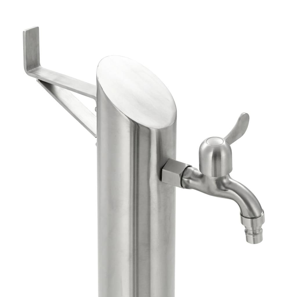 PANGIVO - Colonne à eau acier inoxydable argenté 15 x 15 x 95 cm - PANGIVO - Image 6