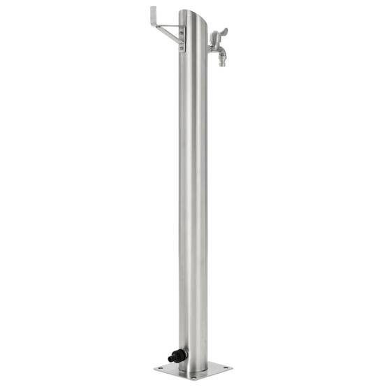 PANGIVO - Colonne à eau acier inoxydable argenté 15 x 15 x 95 cm - PANGIVO - Image 3