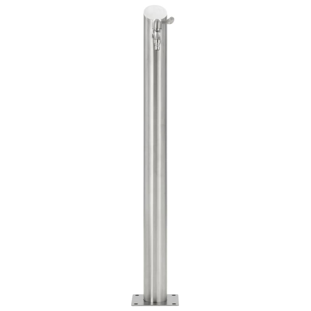 PANGIVO - Colonne à eau acier inoxydable argenté 15 x 15 x 95 cm - PANGIVO - Image 4