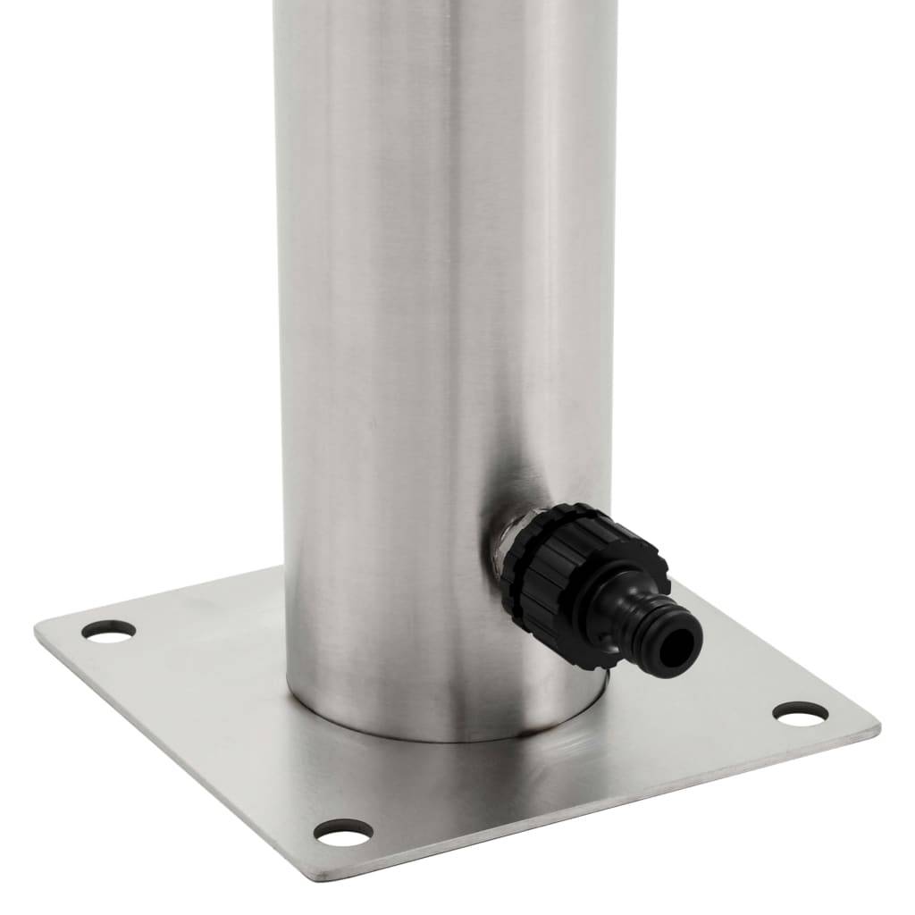 PANGIVO - Colonne à eau acier inoxydable argenté 15 x 15 x 95 cm - PANGIVO - Image 5