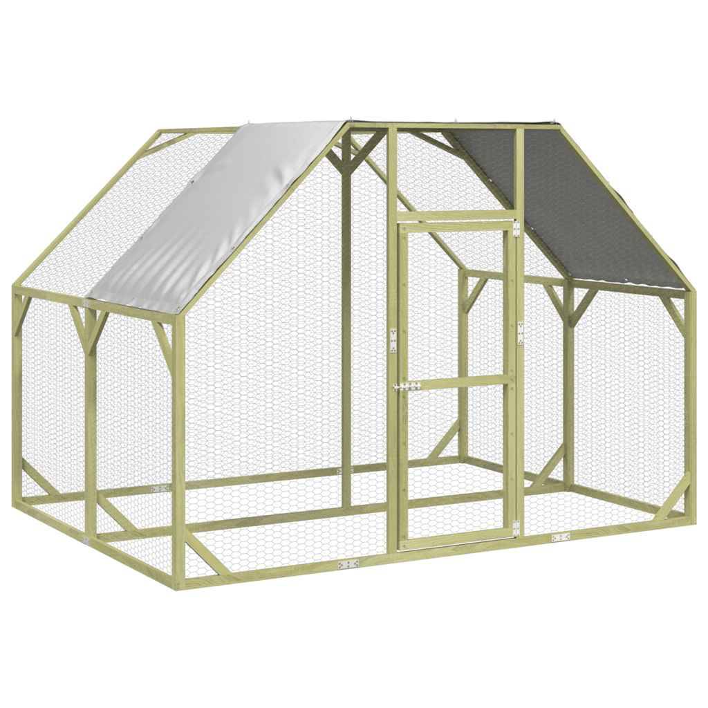 Vidaxl - Poulailler 268x200x190 cm Bois de pin massif imprégné vidaXL 3102988 - Imagen 2
