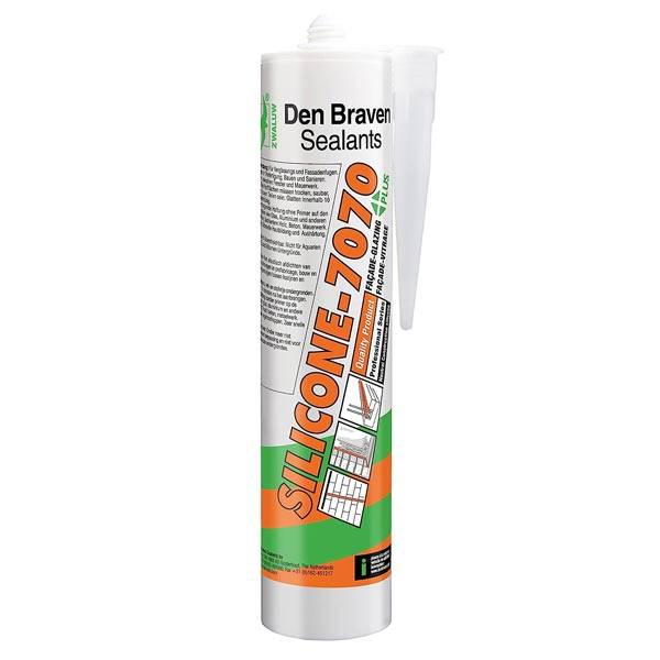 Mastics bâtiment miroiterie silicone neutre alcoxy - DEN BRAVEN - 30621358