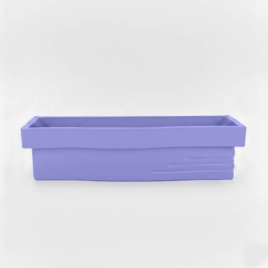 Jardinière design effet pierre 70l avec réserve d'eau-plast'up rotomoulage - Imagen 1