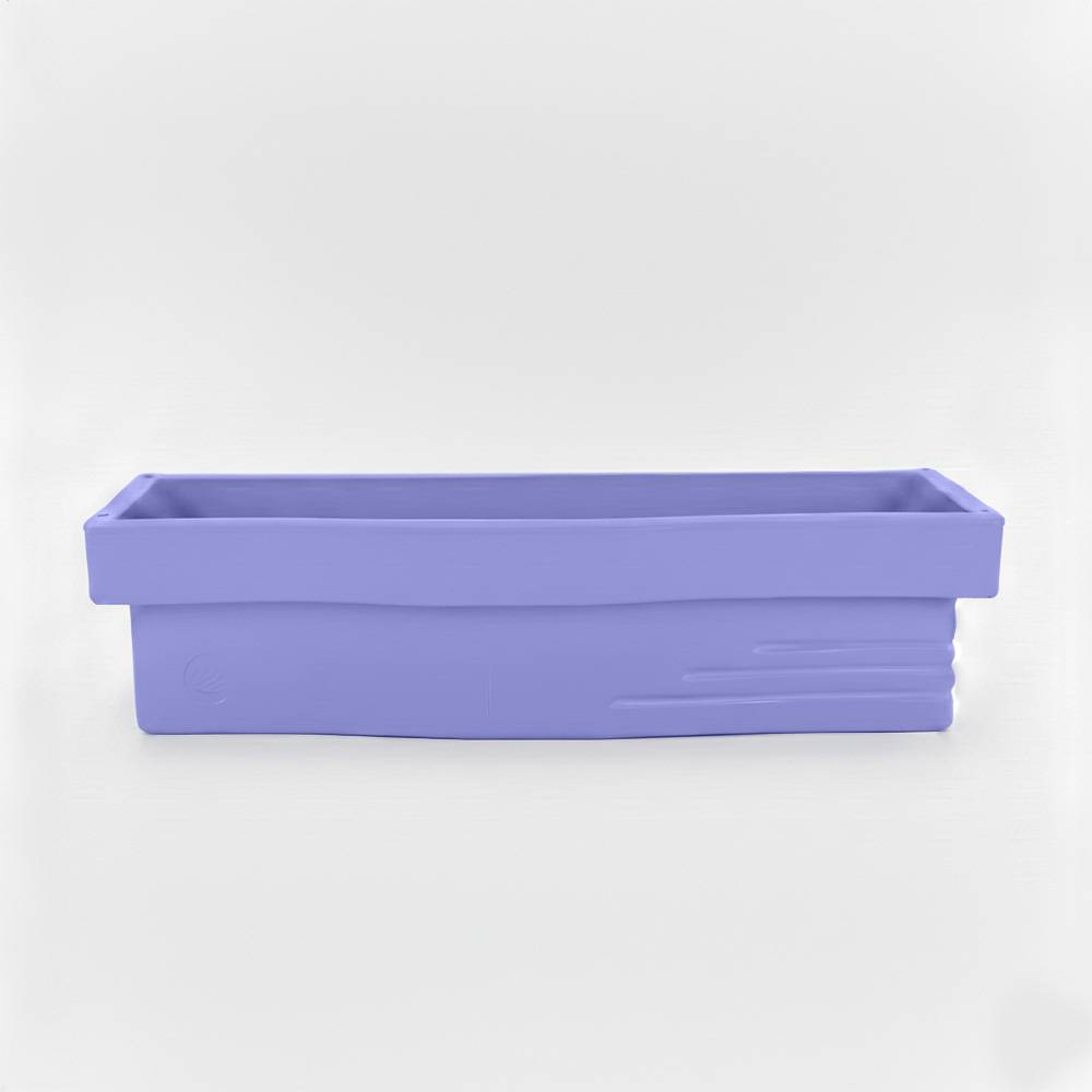 Jardinière design effet pierre 70l avec réserve d'eau-plast'up rotomoulage - Imagen 1