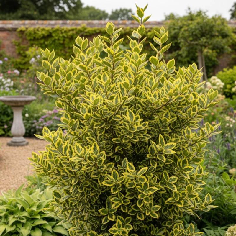 Fusain du Japon Aureomarginatus, Euonymus - Pot de 3L - 40/60 cm - Imagen 2