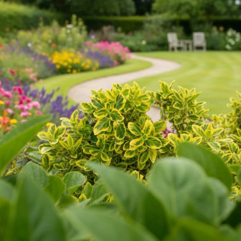 Fusain du Japon Aureomarginatus, Euonymus - Pot de 3L - 40/60 cm - Imagen 4