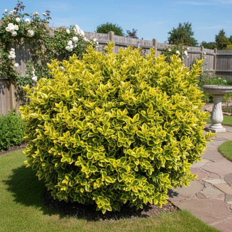 Fusain du Japon Aureomarginatus, Euonymus - Pot de 3L - 40/60 cm - Imagen 5
