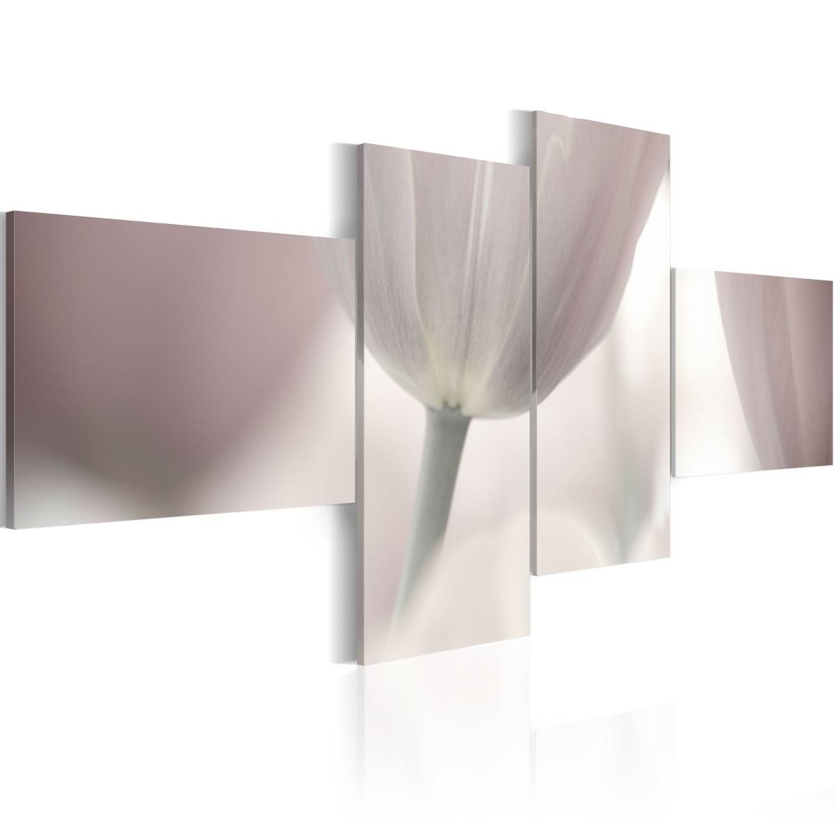 Tableau Imprimé "Tulipe en Pastels" 45 x 100 cm - Image 1