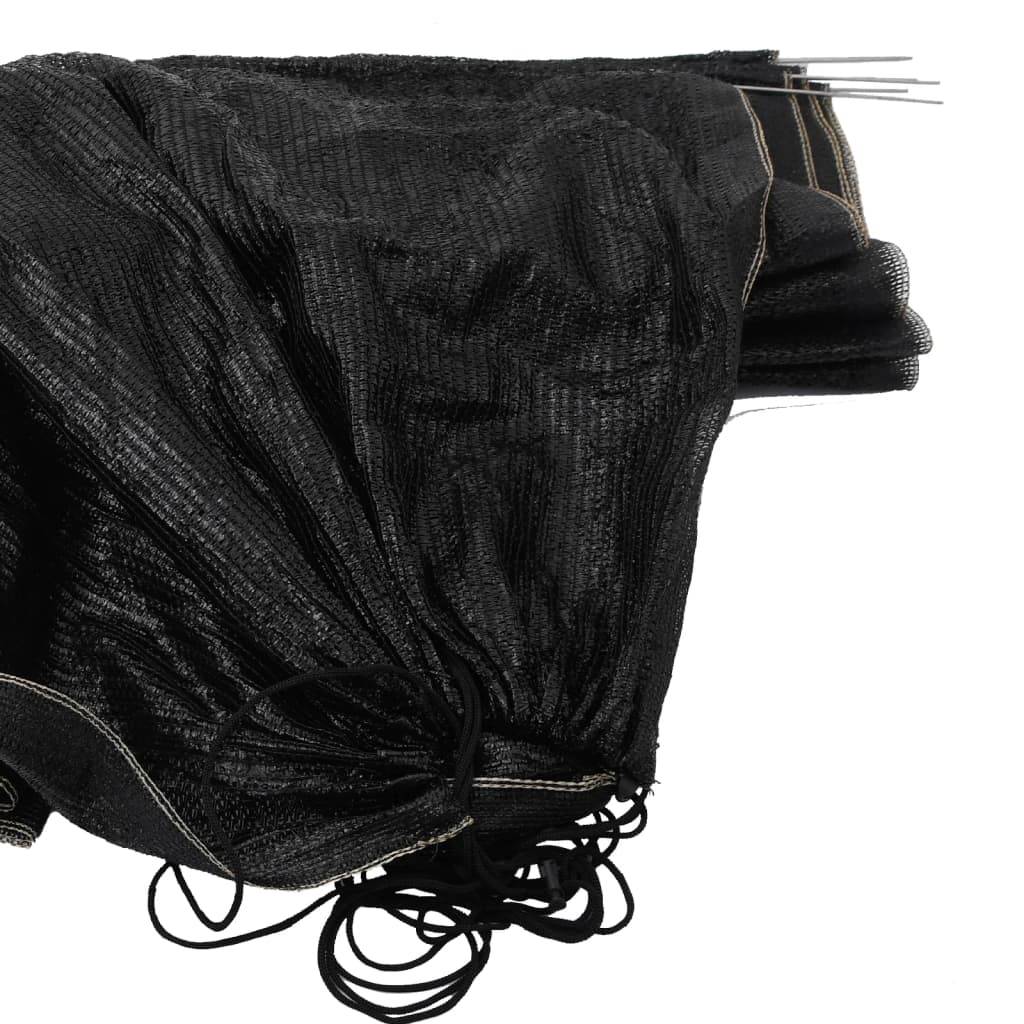Vidaxl - Tunnels en filet 3 pcs noir acier et polyéthylène vidaXL 3281500 - Image 5