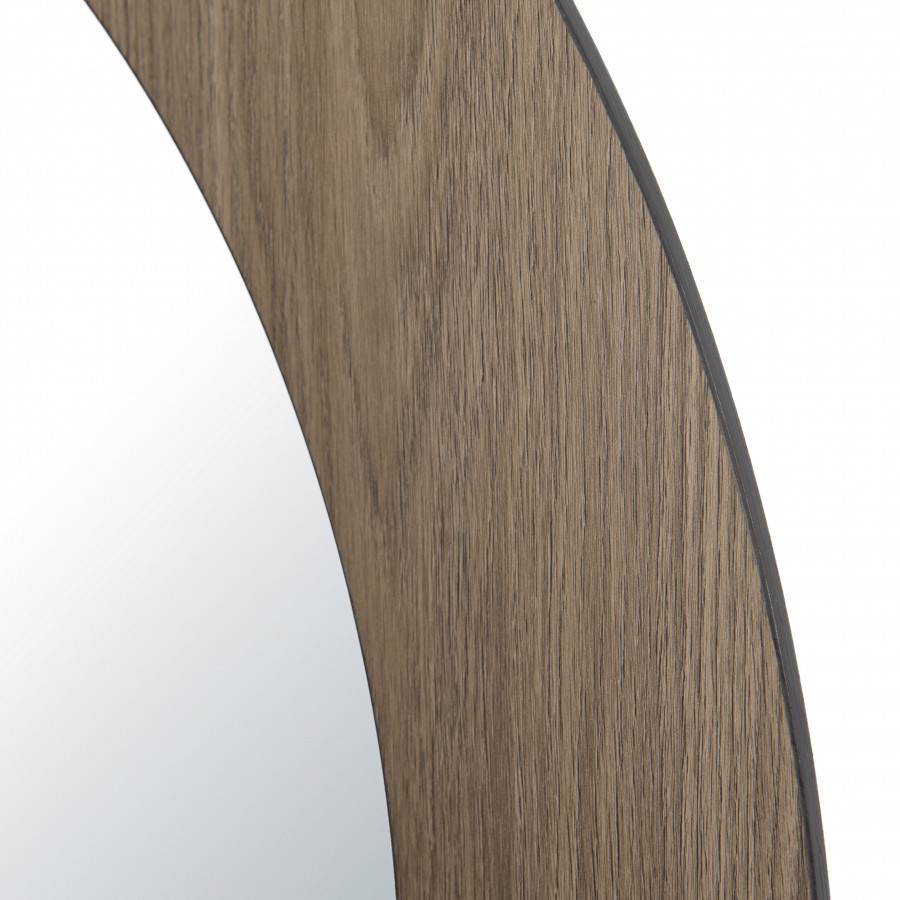 Macabane - FLEUR - Miroir rond 80x80cm couleur mocha - Imagen 3