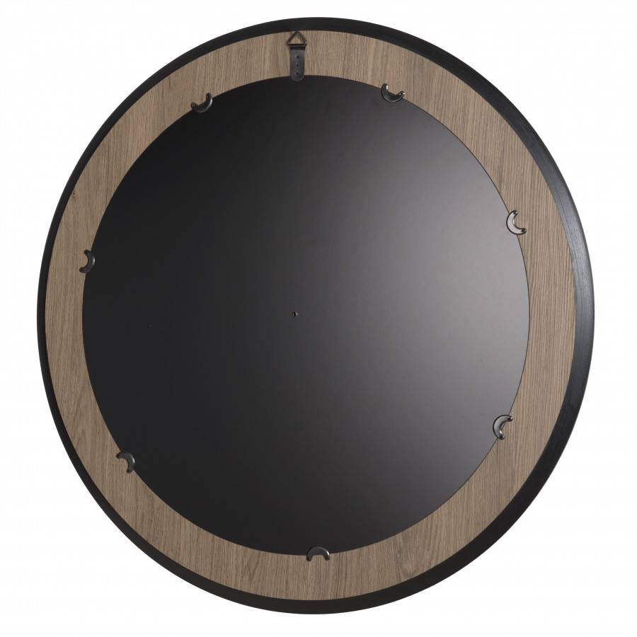 Macabane - FLEUR - Miroir rond 80x80cm couleur mocha - Imagen 8
