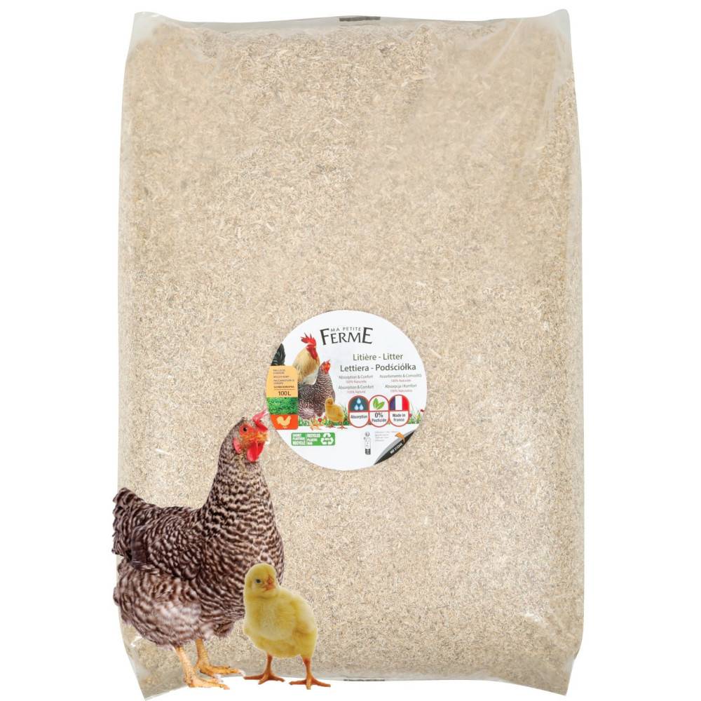 Animallparadise - Litière Chambiose 100 litres pour poule , poussin animaux de basse cour - Imagen 1