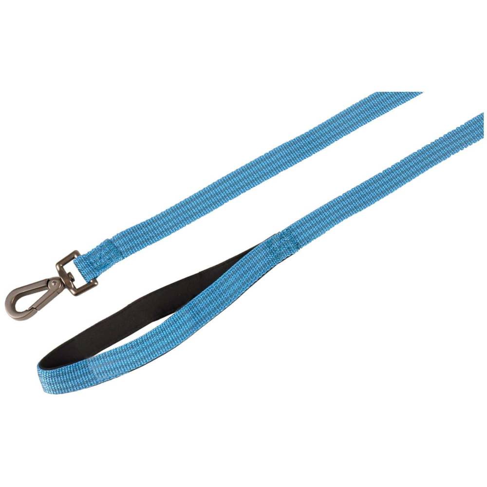 Flamingo - Laisse jannu bleu 1 mètre  x 20 mm  pour chien. - Imagen 1