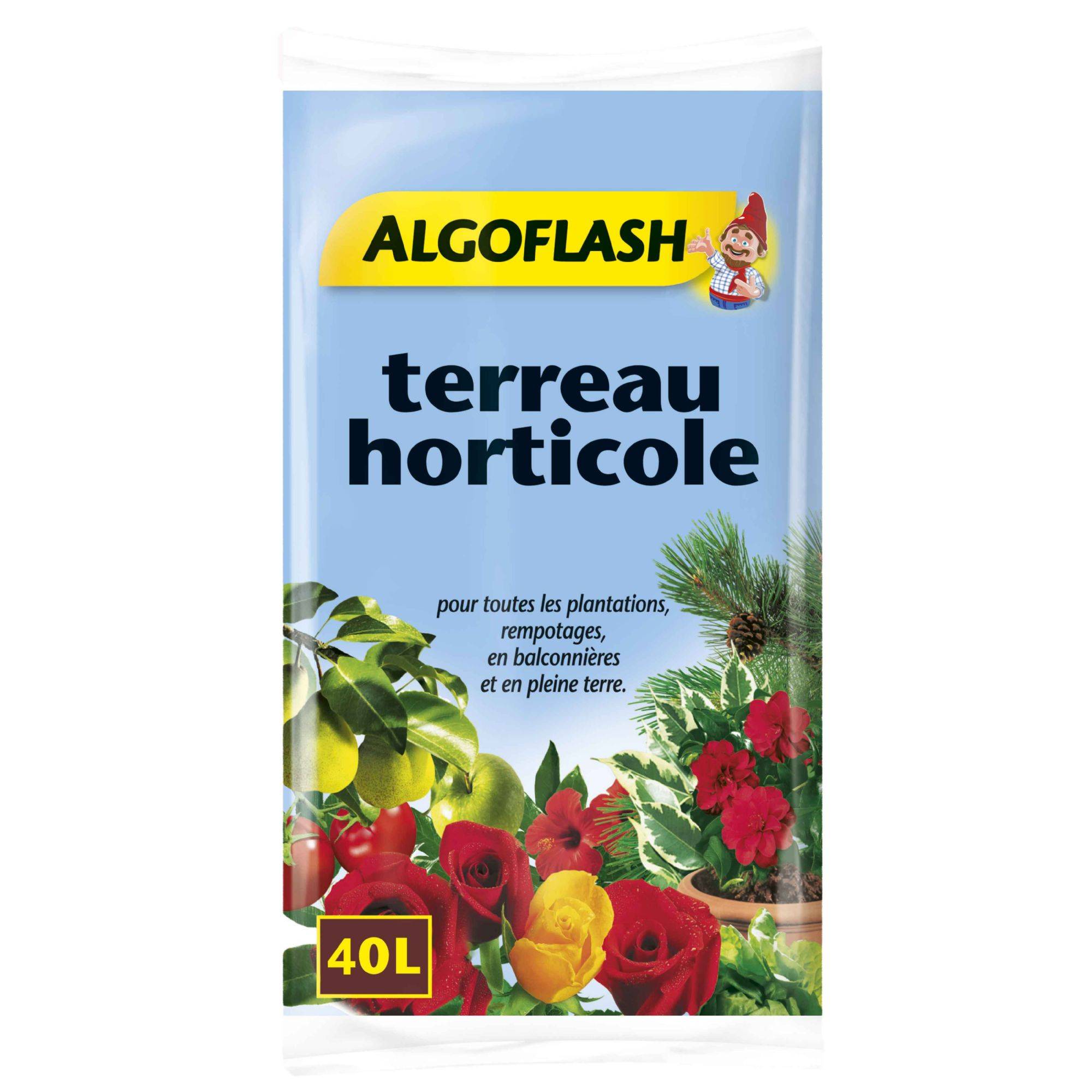 Algoflash - Terreau horticole Algoflash - 40 litres