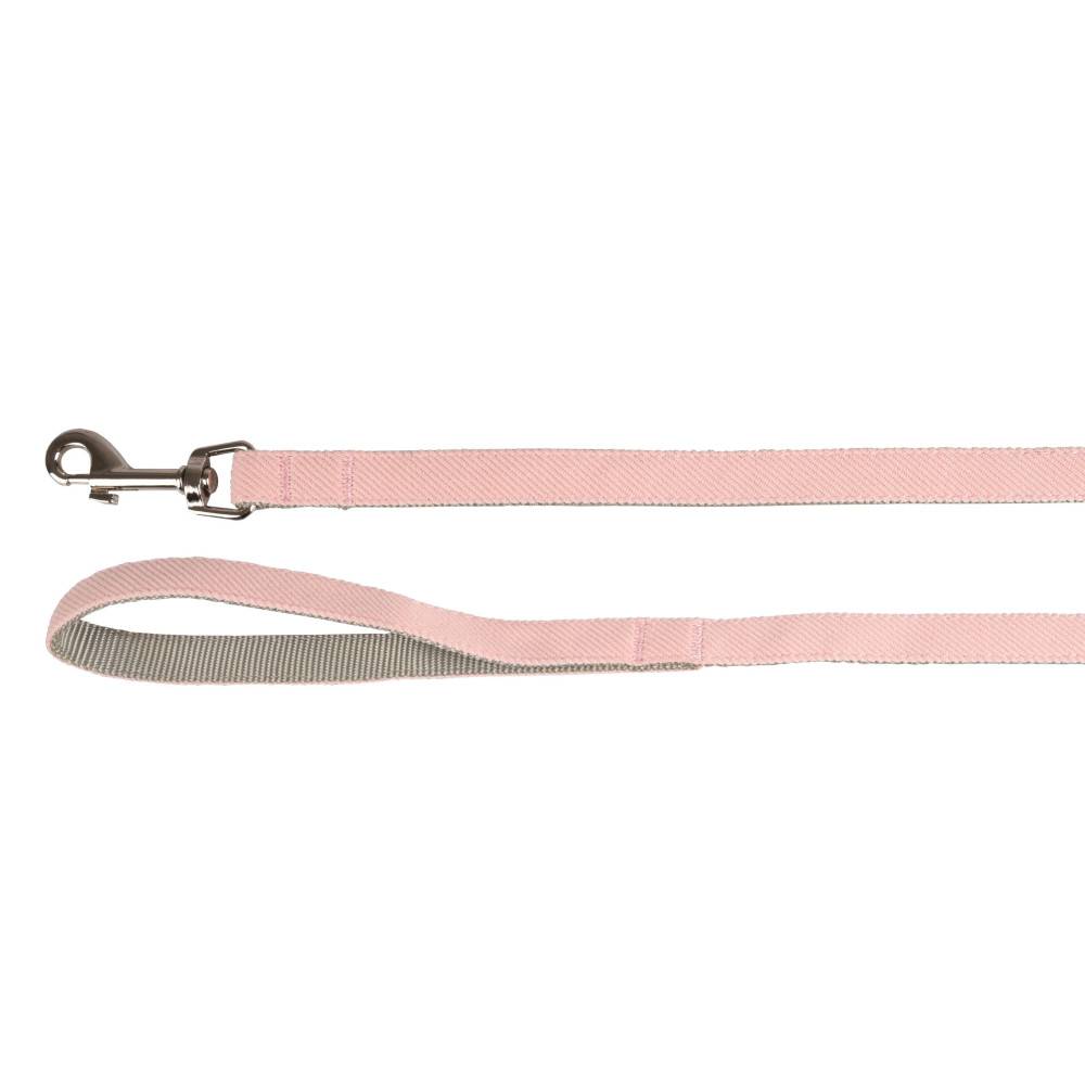 Laisse Small dog rose  120 x 1.5 cm pour chiens. - Imagen 3