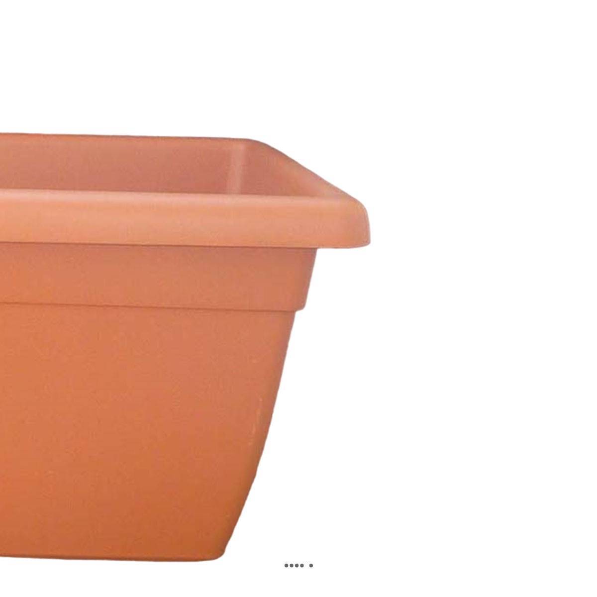 Artificielles - Jardinière DURRO L 60 cm en plastique injecte extérieur Terre Cuite - choisissez votre diamtre ou votre longueur: 60 cm - couleur: Ambre - Imagen 3