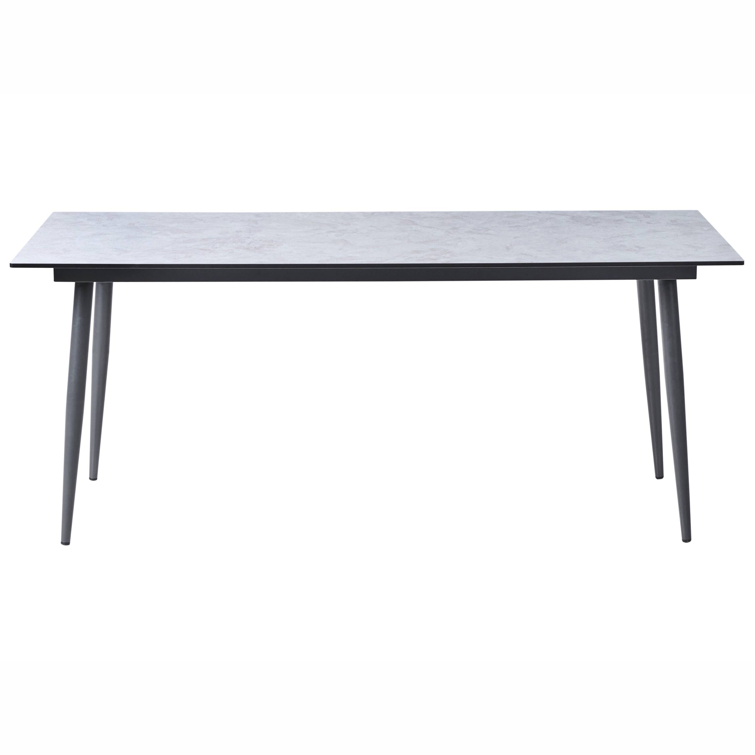 Table de repas Panneau stratifié haute pression HPL Gris clair TOLENTINO - Beliani - Image 3