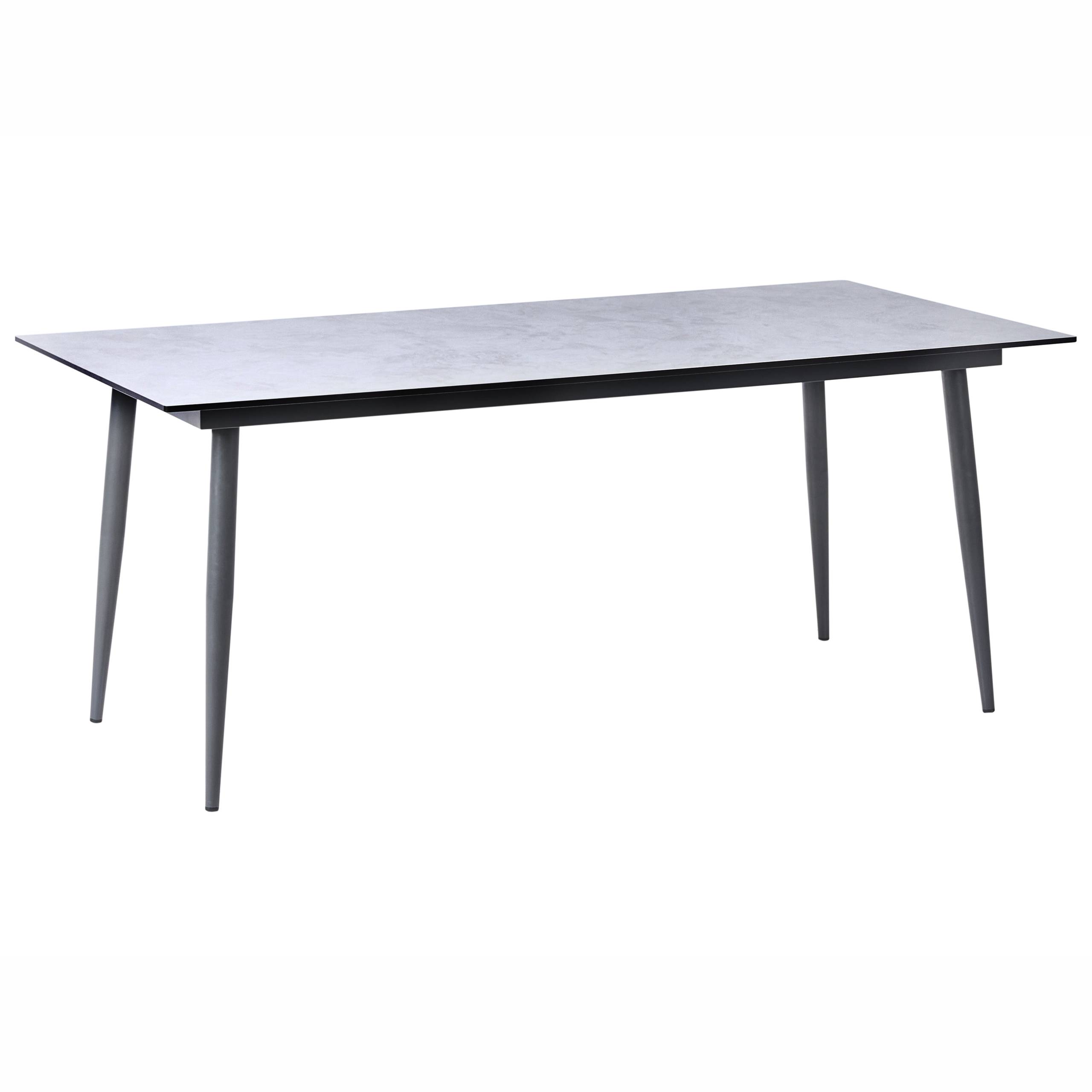 Table de repas Panneau stratifié haute pression HPL Gris clair TOLENTINO - Beliani - Image 1