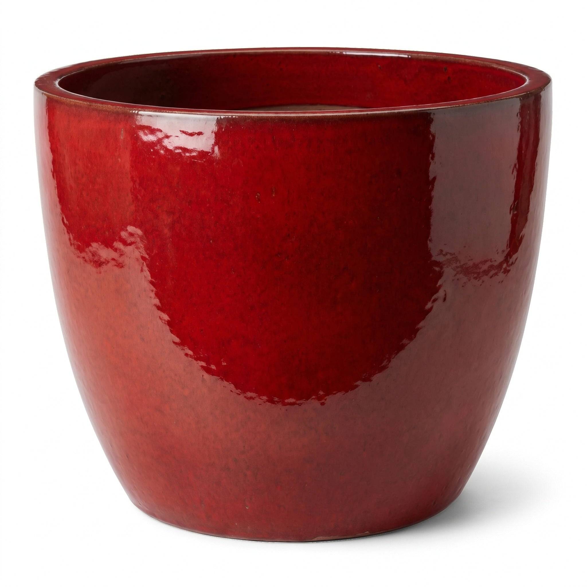 Provencelia - Pot LANCELOT 70x60cm rouge tropical - Image 1