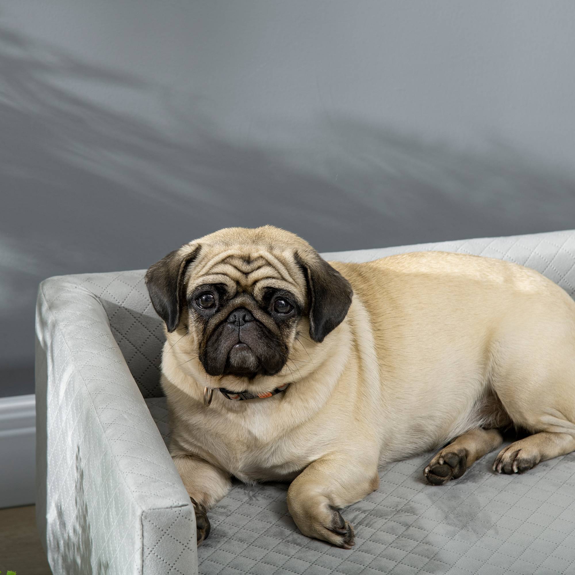 Canapé scandinave animaux bois intérieur coussin velours 64cm gris - ComfortXL Outdoor Living - Image 10
