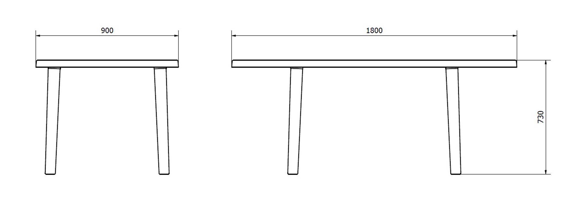Table ovale extérieur 180x90 blanc OLOT garbar - Image 2