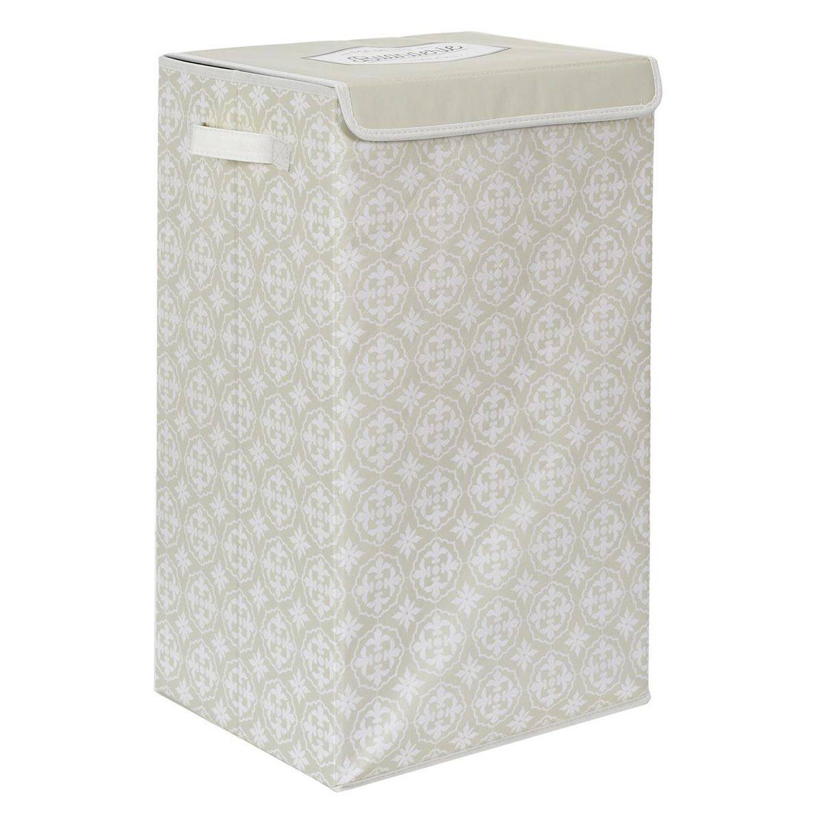 Panier à Linge "Ma Petite Buanderie" 60cm Beige - Image 1